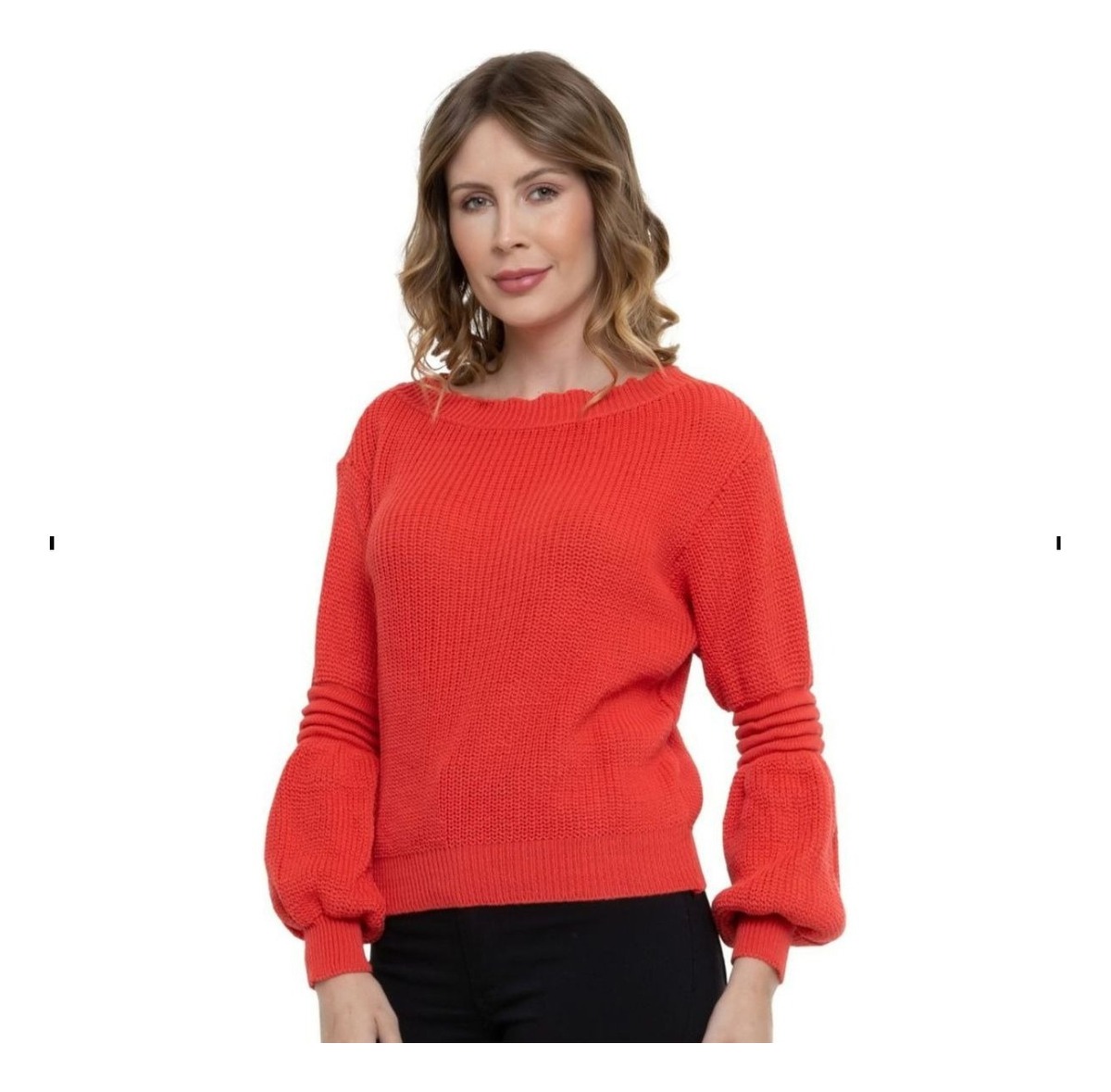 Blusa Tricot Manga Longa Bufante — imagem 13