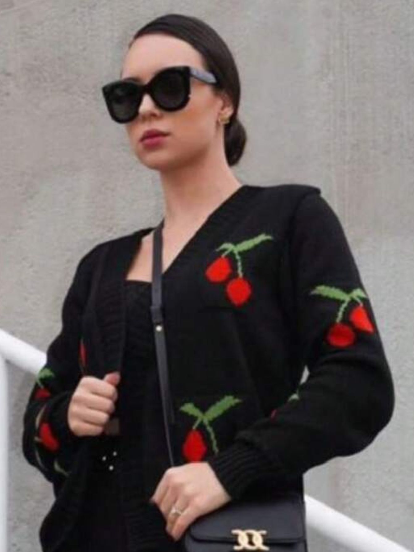 Casaco Tricot Cereja Cherry — imagem 6