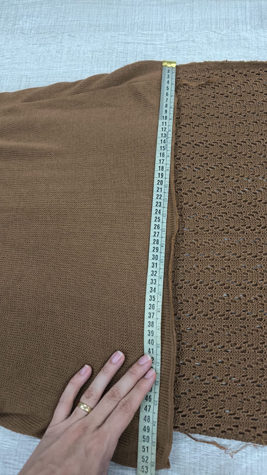 Saia Midi Tricot Vazada — imagem 4