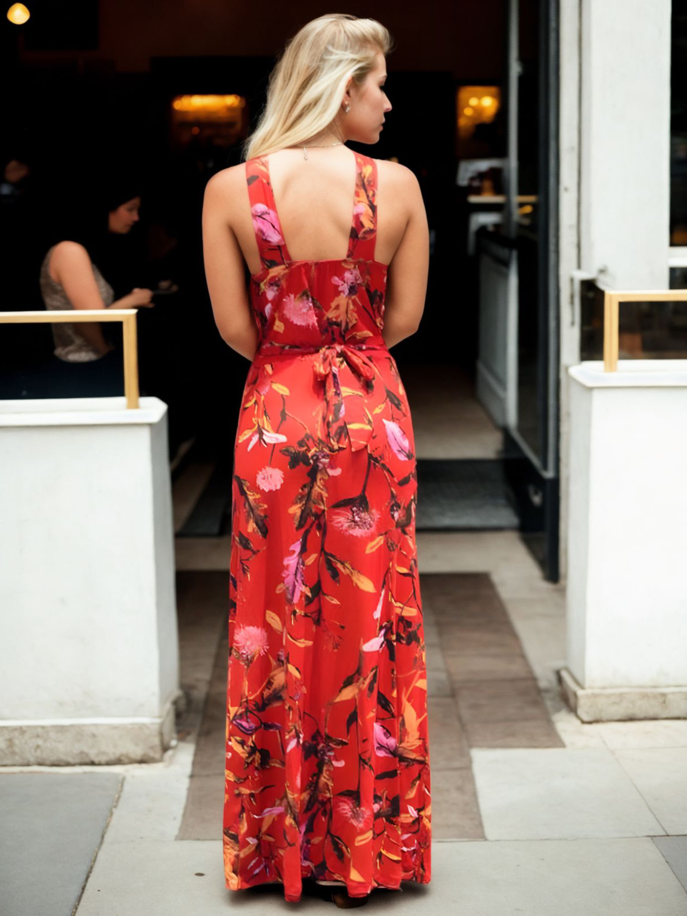 Vestido Longo Viscolycra Estampado Multi Uso — imagem 1
